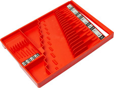 Red Wrench Organizer Tray 28 Tool Drawer Storage