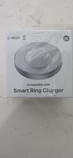 Smart Ring Charger for Oura Ring Gen 4 Size 9 Silver Charging Dock Stand Cable