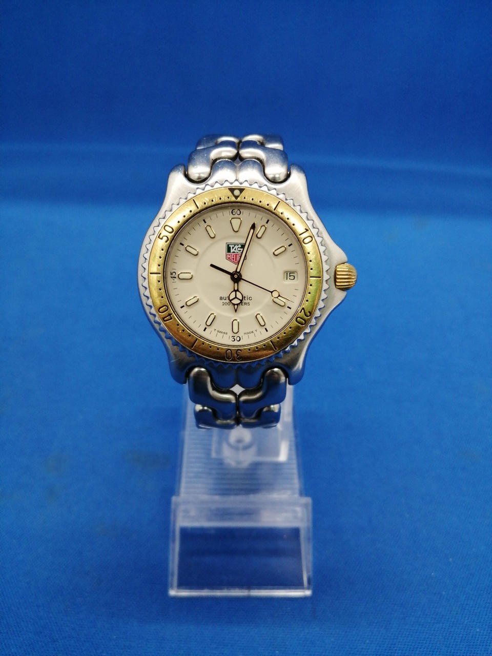 TAG Heuer S87006E Ivory Dial Mens Luxury Watch