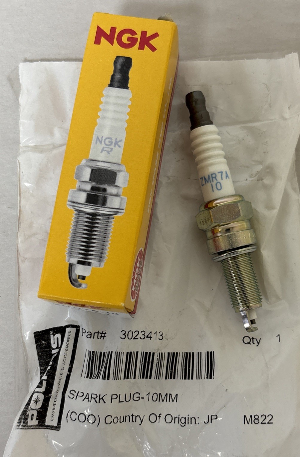 Polaris RZR PRO R NGK R Spark Plug 10MM 22-24 #95624 ZMR7A-10 OEM #3013413 #S830