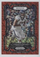 2023 Panini Prizm No Huddle Red Prizm 8/70 Lil'Jordan Humphrey #90 0rz7
