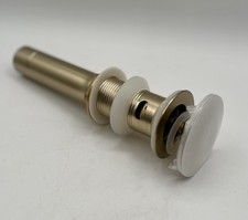 New Gold Sink Pop-up Drain With Overflow Kitchen Sink