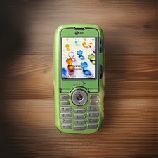LG Rumor LX260 Sprint Green Slider Phone QWERTY Keyboard 1.3MP Camera