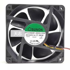 SUNON PFC0382B1-Q04U-HA9 DC24V 17.96W 12CM 3-Wire Inverter Cooling Fan