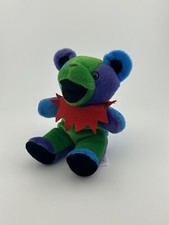 Grateful Dead Dancing Bear Plush VINTAGE Liquid Blue RARE
