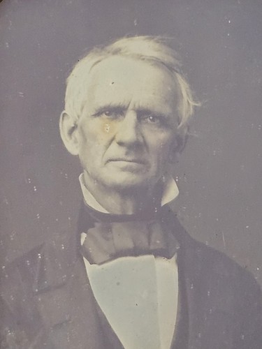 Ninth Plate Daguerreotype: Gray Haired Gentleman in Full Case Nice Clarity - Picture 2 of 5