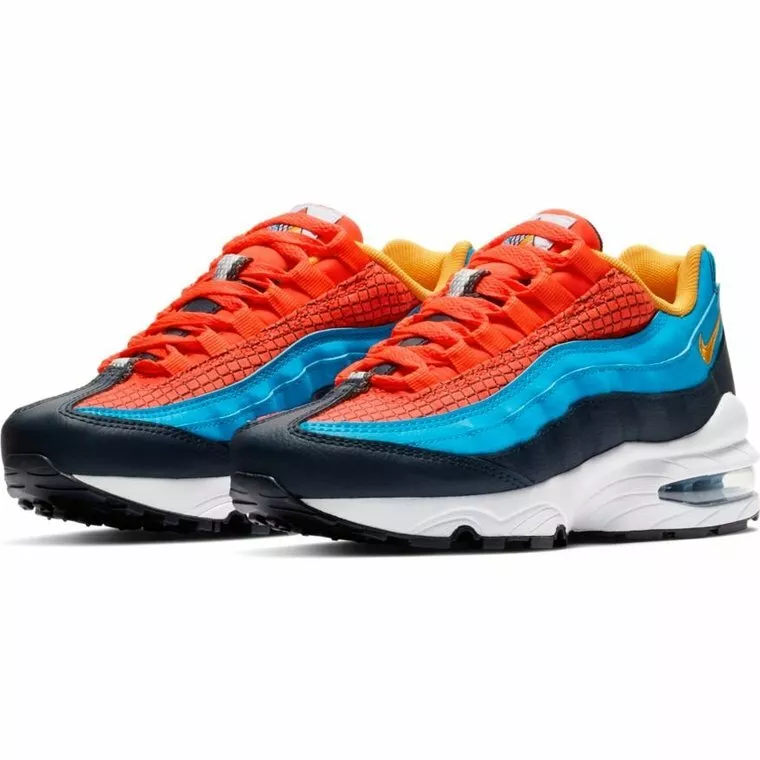 New Girls Boys Nike AIR MAX 95 NOW (GS) Big Kids Shoes Sneakers (AV2289 600)