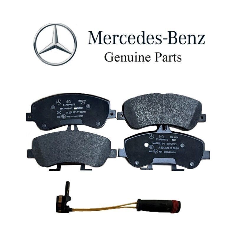 NEW OEM GENUINE Mercedes-Benz X204 GLK250 GLK350 Front Brake Pad Set + SENSOR US