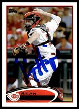 2012 Topps Baseball Ryan Hanigan Auto Cincinnati Reds #226 Signed