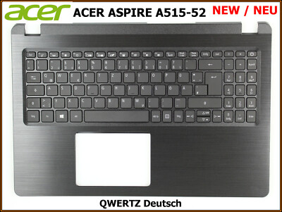  6B.H3EN2.014 ACER ASPIRE A515-52 A515-52G COVER.UPPER.BLACK.W/KB.GERMAN.BL 