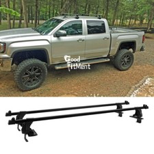 For GMC Sierra 1500 1998-2024 54" Car Top Roof Rack Cross Bar Cargo Carrier+Lock