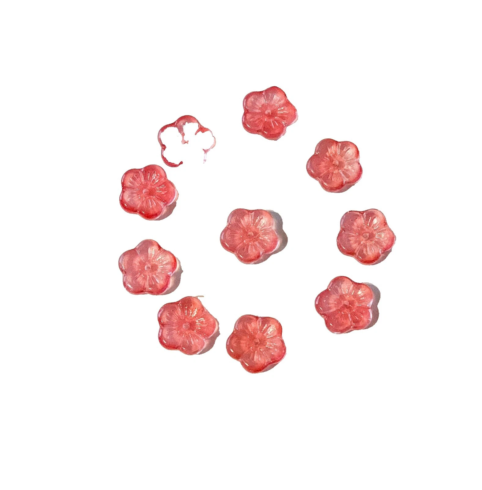 Acrylic 12 - 12.9 mm Size Jewelry Making Beads