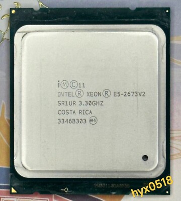 LOT OF 2 Intel Xeon E5-2673V2 3.3GHz 8-Core LGA 2011 CPUs