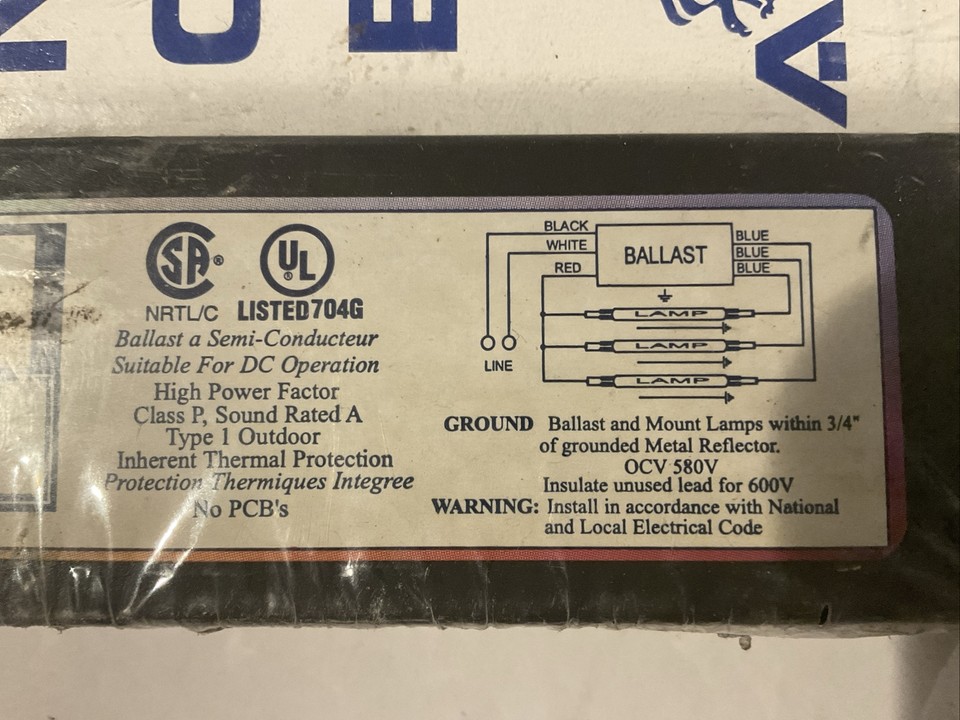 NEW Advance ICN3P32SC Fluorescent Ballast (3Lamp) F32T8 eBay