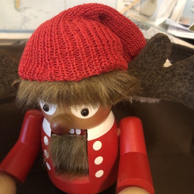 Steinbach Wooden Chubby Nutcracker Collection, Moose, 10.5” S1378