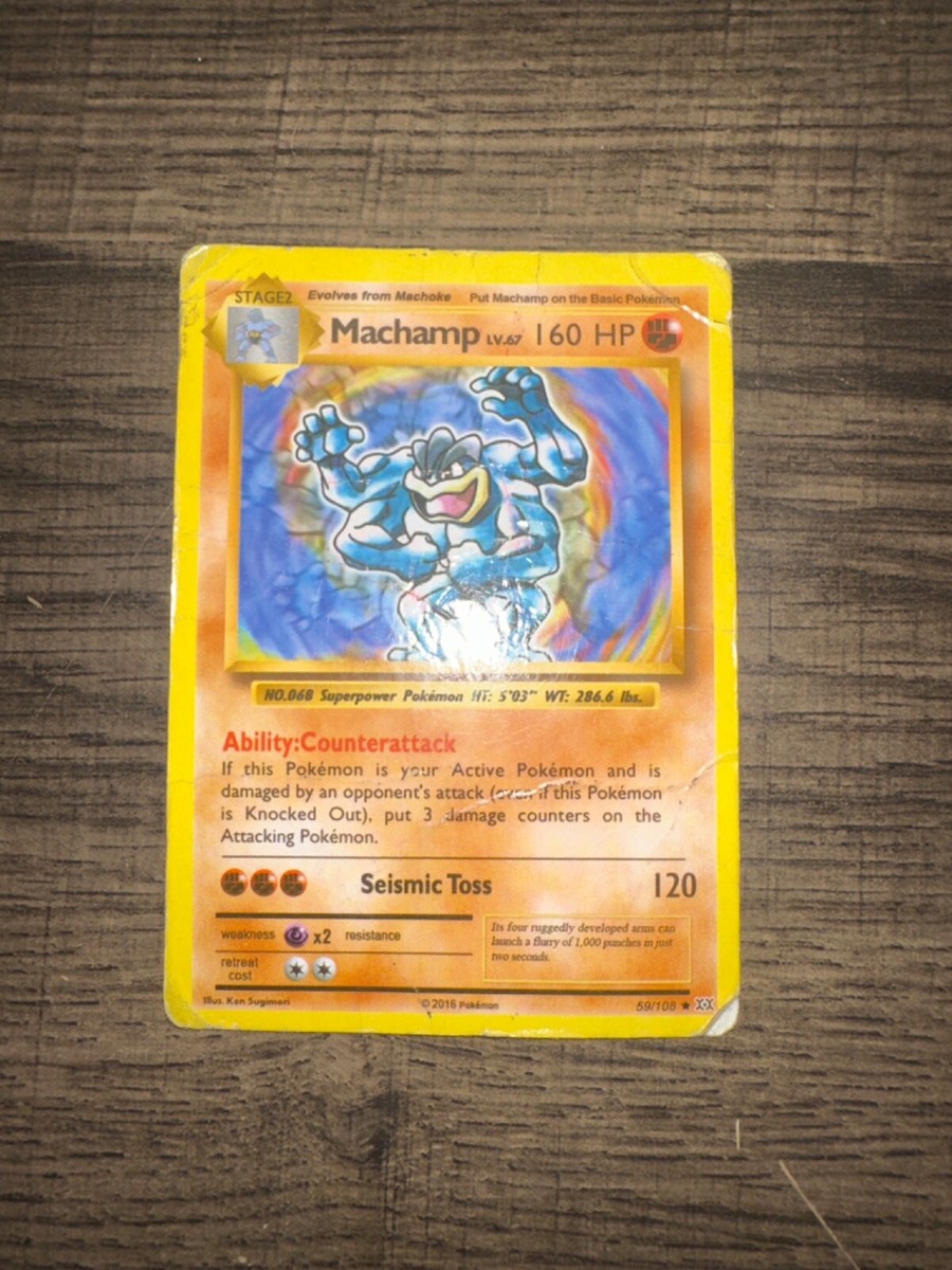 MACHAMP 2016 (59/108)160 HP Pokémon Card | eBay