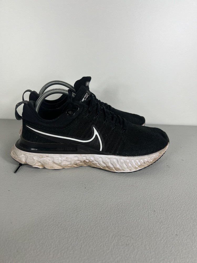 Nike React Infinity Run Flyknit 2 Womens Running Shoes Black US 9.5 UK 7 EUR 41