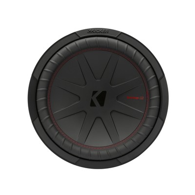 Kicker Autoradio Compr 12 In. Subwoofer Doppelt Stimme Spule 4 Ohm 500 W Black A