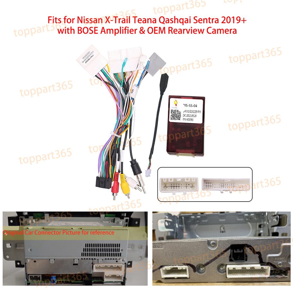 For Nissan Qashqai X-trail Teana Navara Sentra 2019-2022 Car Radio