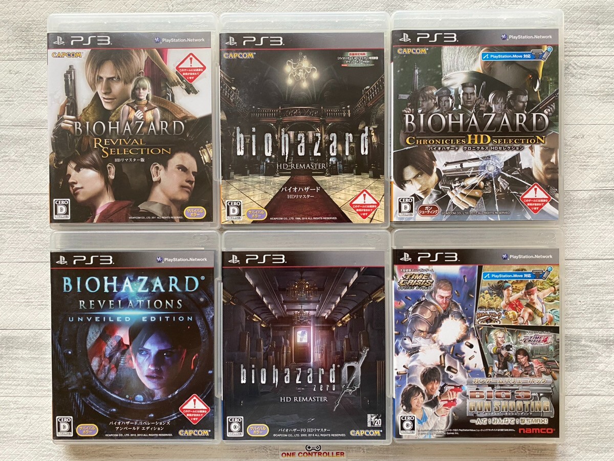 SONY PS3 Resident Evil Revival Revelations HD Remaster & 0