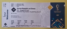 VIP Ticket Stub Match 30 South Korea Ghana 2022 FIFA World Cup