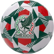 Mexico national football team Official Soccer Ball Size 5 - White Green A