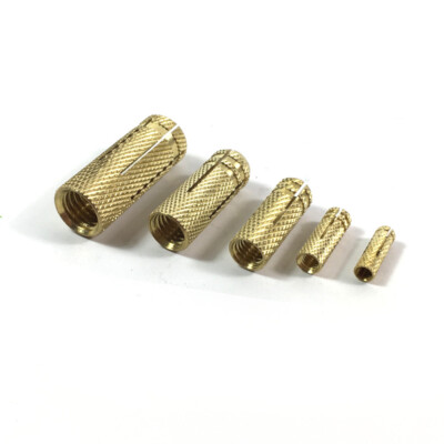 Metallspreizdübel Messingdübel Messingspreizdübel Innengewinde Dübel M4-M12 e