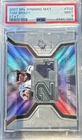 GAME USED PSA 9 2007 Tom Brady UD SPx Winning Materials Jersey Patch 24 #TO2
