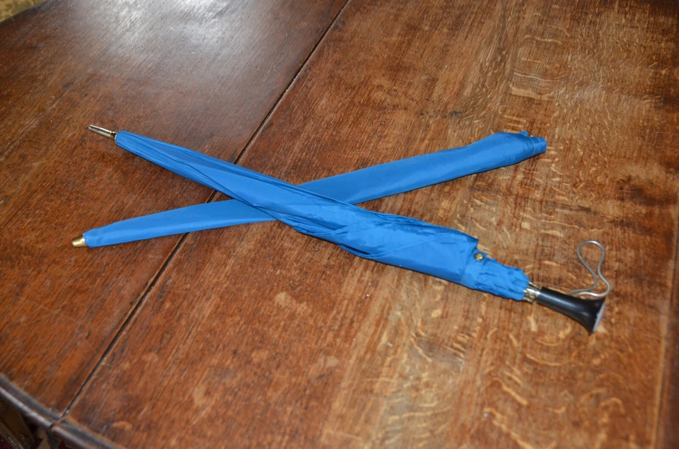 Paraguas Schertz Original Vintage Años 60 Mango Baquelita Victoriano Porcelana Camafeo Foto 4 de 4