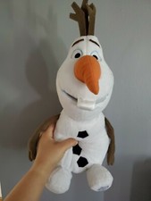 Disney Store Authentic Frozen OLAF Snowman Plush Stuffed Animal Toy 14 inches