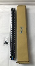 Icc ICMPP24CP5 Patch Panel,cat 5e, Feed-thru 24-p,1rms