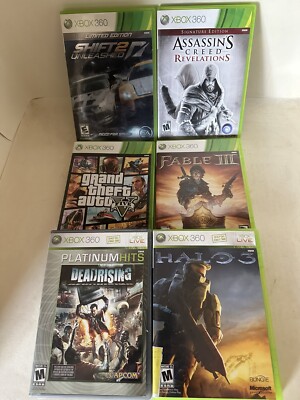 XBOX 360 Games Lot Tested Please Look At All The Pictures. In Great Condition