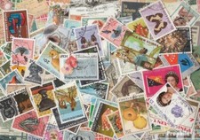 papouasie-nouvelle-guinée Timbres 500 différents timbres
