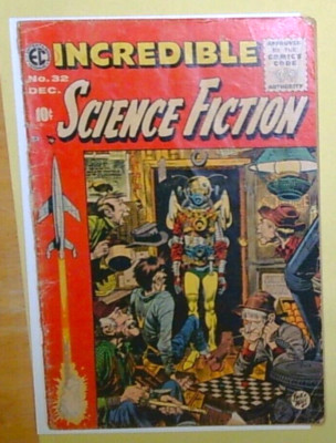 Incredible Science Fiction #32 (EC Comics November-December 1955) Classic GOLDEN