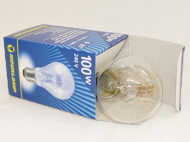 Ampoule Incandescente Claire 75W E27 Sphérique - Lot De 20, Marque Novalamp, Neuves