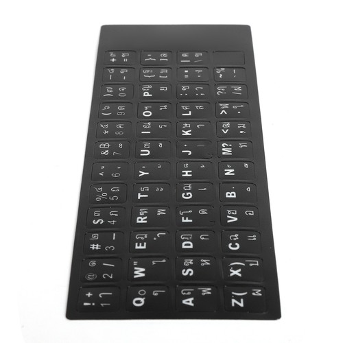 Thai Keyboard Sticker Replacement Keyboard Sticker For Desktop Computer La - Picture 2 of 22