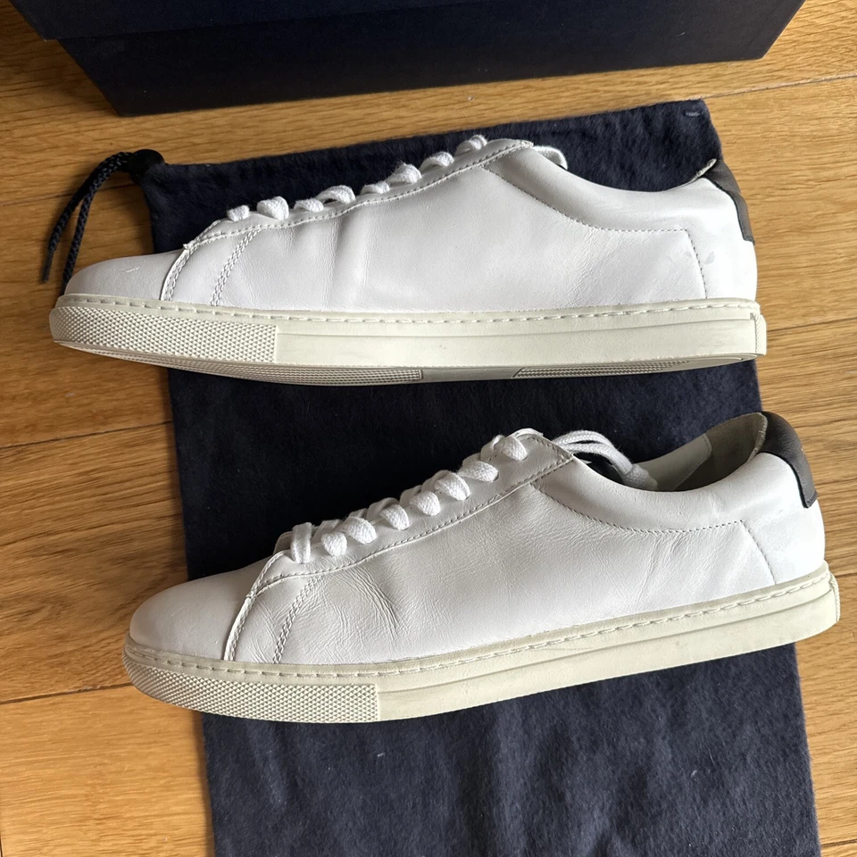 Baskets Zespa ZSP4 en cuir nappa blanc/marine taille 44 PRIX CONSEILLÉ : 220 £ - Photo 3/4