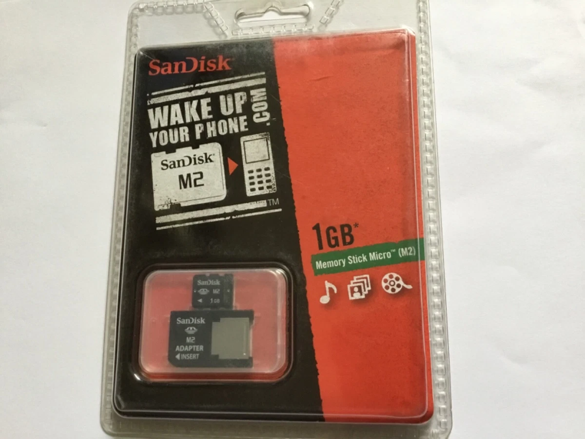 Sony Memory Stick Micro M2 - 1GB Con Adattatori