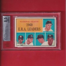 1961 Topps #45 McCormick/Broglio/Drysdale/Friend/Williams BVG NM-MT+ 8.5 #24472