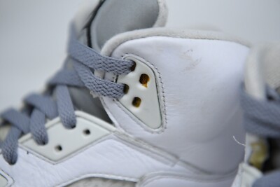 Nike Air Jordan 5 Retro 'Metallic White' 2015 136027-130 Mens 10.5