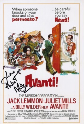 JULIET MILLS signed Autogramm 20x30cm AVANTI in Person autograph COA