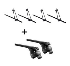 4x Fahrradtr�ger ORION+Relingtr�ger Quick Stahl f�r f�r BMW 2er Gran Tourer ab 1