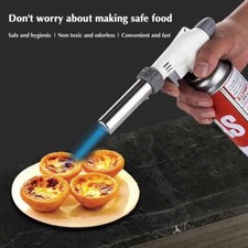 Accendino a fiamma ossidrica per cucina, cottura al forno, creme brulee, sigari,