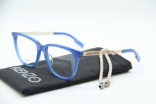 NEW KENZO KZ50004I 090 BLUE GOLD AUTHENTIC EYEGLASSES W/CASE KZ50004I 52-17