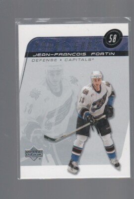 JEAN-FRANCOIS FORTIN 2001-02 UPPER DECK YOUNG GUNS ROOKIE CARD #225