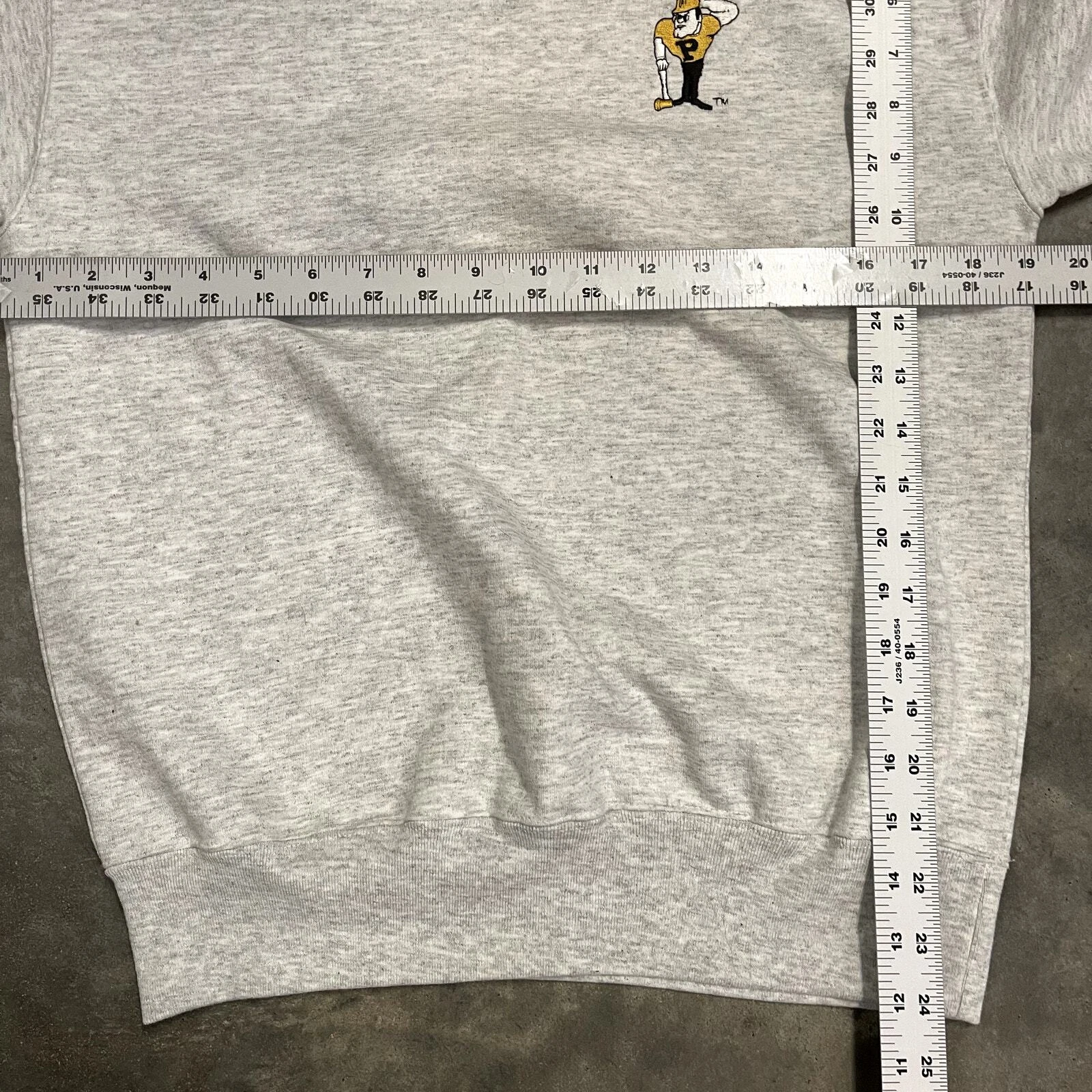 VETEMENTS Felpa con cappuccio Midwest Purdue University vintage