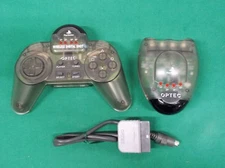 PlayStation -- Wireless Digital Set - Clear Black -- PS1. JAPAN. OPTEC. 20925