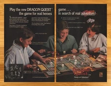 1992 TSR AD&D Dragon Quest Vintage Print Ad/Poster Dungeons & Dragons Promo Art