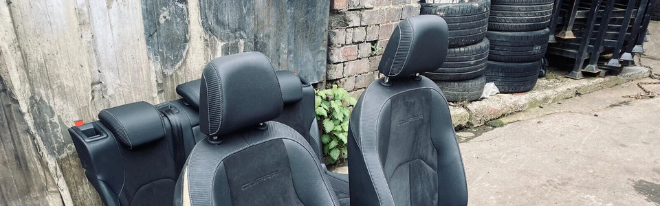 (2019) SEAT LEON MK3 CUPRA 5 X LEATHER HEADREST SUEDE SEATS CARBON EFFECT - Image 4 of 4