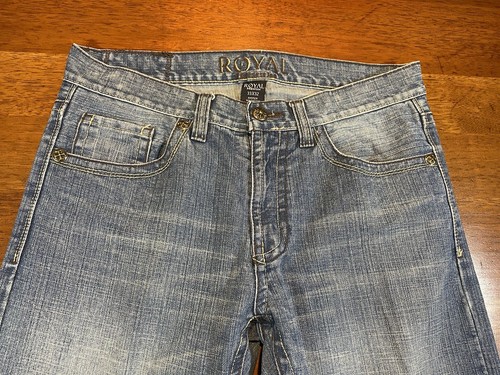 Royal Premium Jeans 33 x32 Blue Faded 